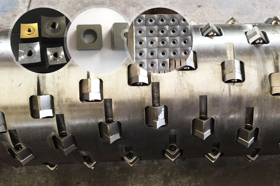 kualitas  Twin Shaft Plastic Shredder Blades , CE Shredder Machine Blades pabrik