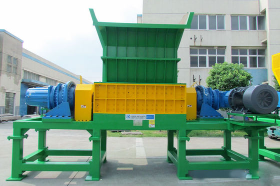 Kontrol PLC Penghancur Shaft Ganda Untuk Daur Ulang Plastik