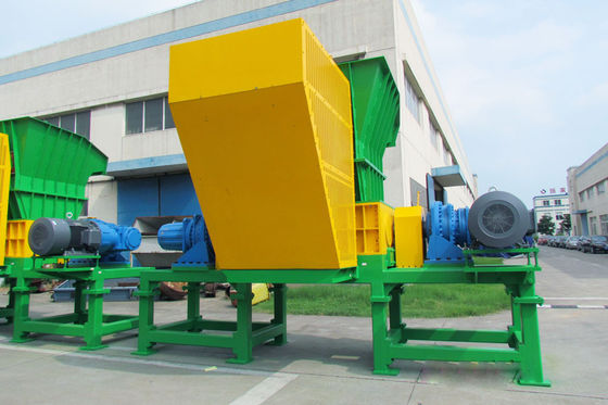 Kontrol PLC Penghancur Shaft Ganda Untuk Daur Ulang Plastik