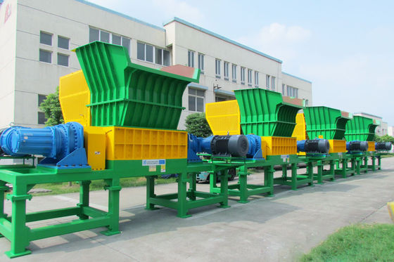 Kontrol PLC Penghancur Shaft Ganda Untuk Daur Ulang Plastik