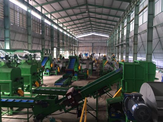 Mesin Daur Ulang Plastik Polystar Limbah 2000kg / H 380V