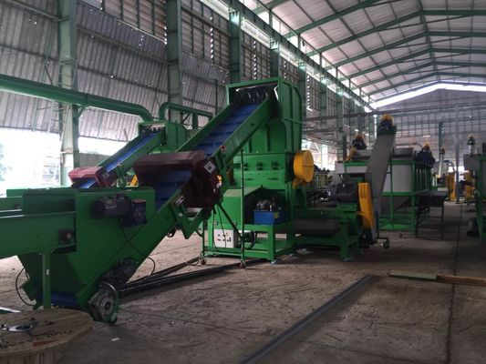 Mesin Daur Ulang Plastik Polystar Limbah 2000kg / H 380V