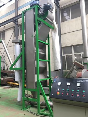300kg / jam, 500kg / jam, 1000kg / jam botol HDPE menghancurkan dan mesin cuci