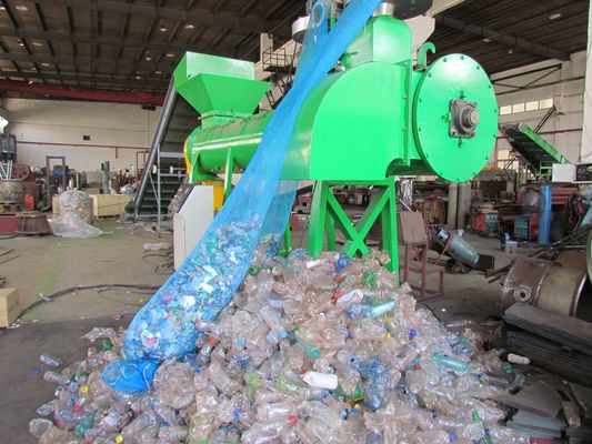 Penghilang Label botol plastik, mesin daur ulang plastik hewan peliharaan, mesin daur ulang botol hewan peliharaan, mesin daur ulang botol air