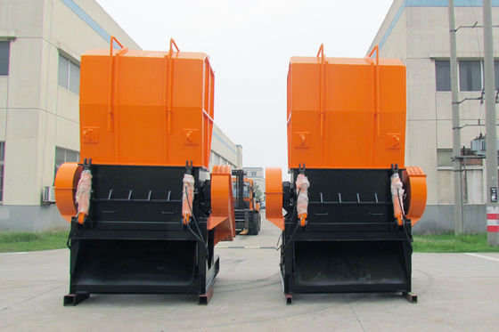 450mm Rotating 22kw Mesin Penghancur Botol Kering Basah