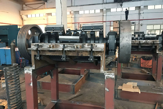 450mm Rotating 22kw Mesin Penghancur Botol Kering Basah