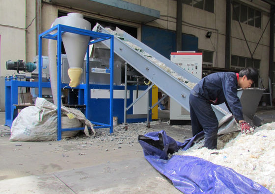 132kw LDPE Film meremas Mesin Pengering Plastik