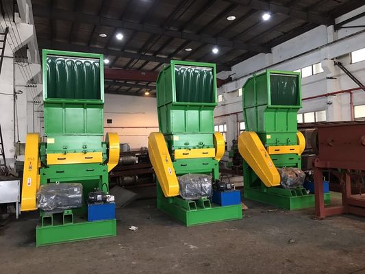 Mesin Penggiling Plastik Arc Knife, Mesin Penghancur Hewan Peliharaan Poros Tunggal