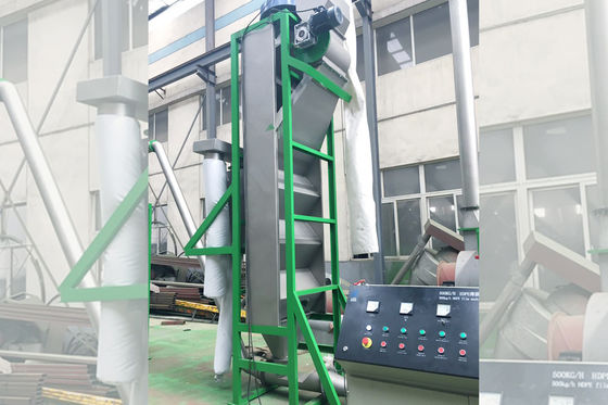 Vertical Z Shape PET Flakes Zig Zag Separator Untuk Label