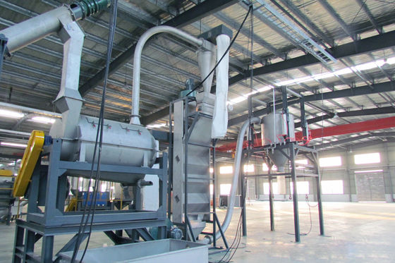 Vertical Z Shape PET Flakes Zig Zag Separator Untuk Label