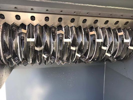 3 Phase Woven Bags Mesin Shredder Shaft Tunggal