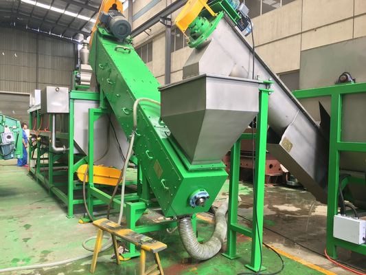 380V PP PE Mesin Daur Ulang Botol Plastik Kaku