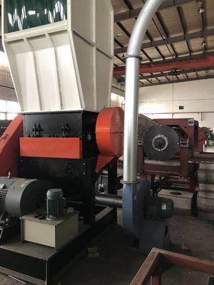 V Blades 550mm Rotating 90kw Plastic Crusher Machine