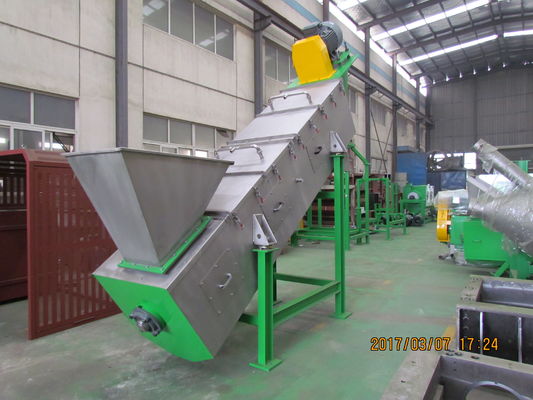 Mesin Daur Ulang Plastik SS304 37kw untuk Film PE PP