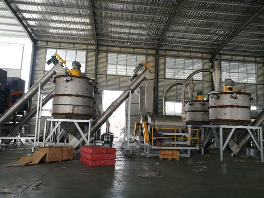 1000kg / jam mesin daur ulang PET / pabrik daur ulang botol hewan peliharaan / jalur pencuci serpihan hewan peliharaan, jalur daur ulang plastik