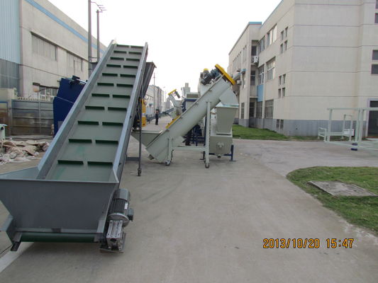 Limbah PP Woven Bags Jumbo Bags Crushing Washing Plastic Recycling Machine