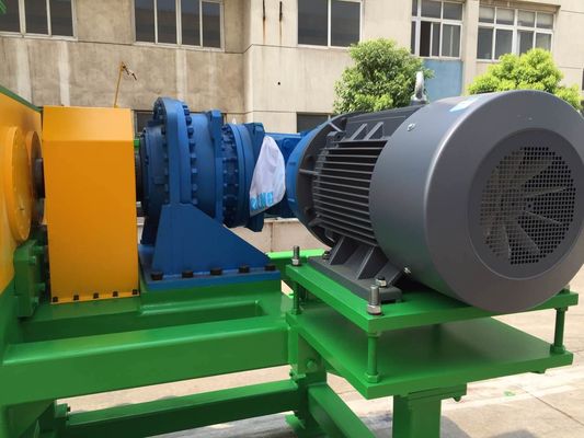 38 Blade 18.5kw Plastic Drum Shredder, Double Shaft Shredder Kebisingan Rendah
