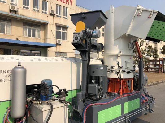 Mesin Pembuat Butiran PE PP, Mesin Pelet Plastik 198mm