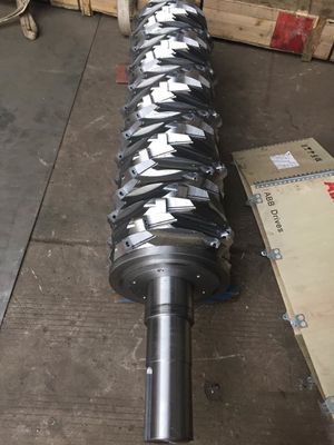 SKD 11 Mesin Penghancur Shaft Tunggal Untuk Benjolan PS