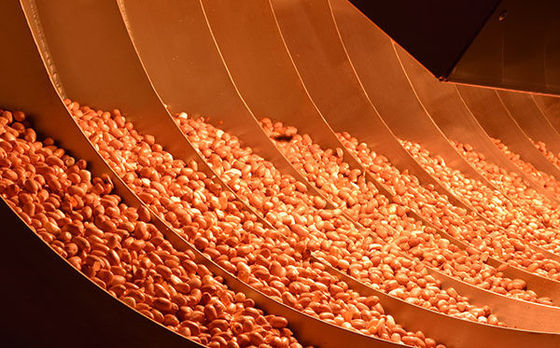 2000kg / H Food Infrared Rotary Dryer Membunuh Kuman