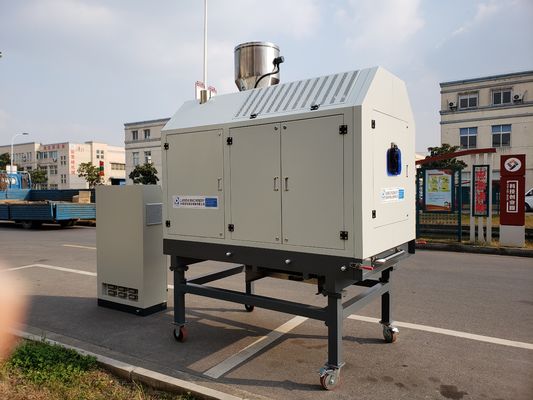 PET Infrared Dryer untuk mesin pembuat benang monofilamen hewan peliharaan, 50ppm, pengeringan 20 menit, PET Broom Extruder