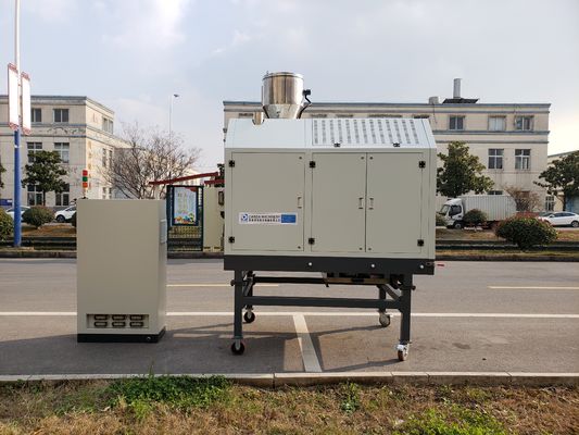 PET Infrared Dryer untuk mesin pembuat benang monofilamen hewan peliharaan, 50ppm, pengeringan 20 menit, PET Broom Extruder