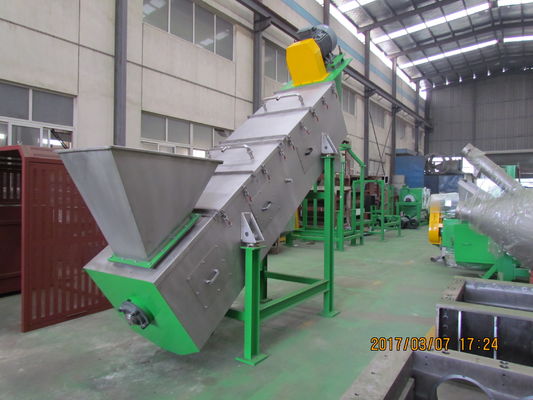 2000kg / H PET PE PP HDPE LDPE LLDPE Mesin Cuci Gesekan Plastik