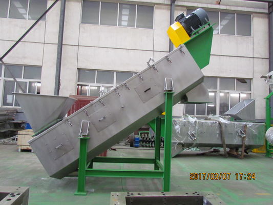 2000kg / H PET PE PP HDPE LDPE LLDPE Mesin Cuci Gesekan Plastik